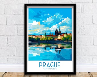 Prague Travel Print Wall Art Prague Wall Hanging Home Decoration Prague Czech Republic Gift For Art Lovers Prague Decor Prague Gifts Print
