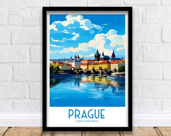 Prague Travel Print Wall Art Prague Wall Hanging Home Decoration Prague Czech Republic Gift For Art Lovers Prague Decor Prague Gifts Print