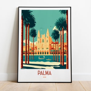 Palma Print / Palma De Mallorca / Palma / Palma Poster / Islas Baleares / Mallorca / Mallorca Print / Mallorca Poster / Spain Travel Print