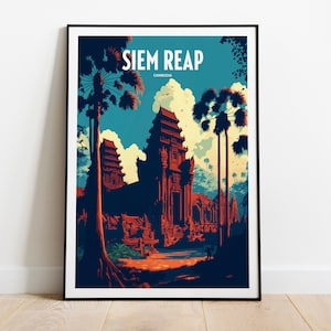 Siem Reap | Cambodia | Angkor Wat | Siem Reap Print | Siem Reap Wall Art | Cambodia Print | Siem Reap Poster | Cambodia Poster | Cambodia