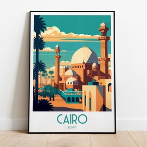 Cairo Egypt Travel Print Wall Art Cairo Egypt Travel Poster Gift For Cairo Scenery Wall Art Cairo Egypt Wall Art Gift For Cairo Egypt City