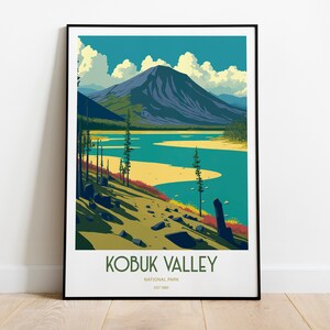 Kobuk Valley National Park Travel Print | National Park Travel Art | Kobuk Valley Travel Print | USA National Park | Kobuk Valley Poster