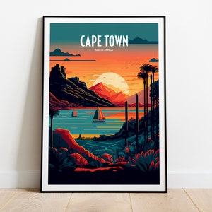 Cape Town Print | Cape Town Poster | Cape Town Wall Art | Cape Town | South Africa Print | Cape Town Art | South Africa Poster | Cape Town