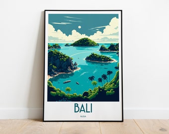Bali Travel Print | Bali Print | Bali Poster | Bali Wall Art | Bali Travel Poster | Indonesia | Bali Art Print | Bali Indonesia | Bali