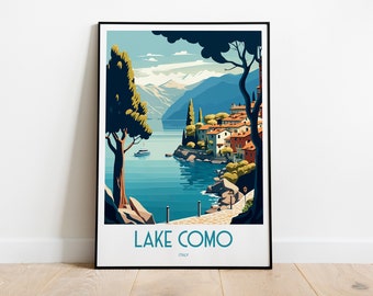 Lake Como Print | Lake Como Poster | Lake Como Wall Art | Lake Como | Lake Como Italy | Italy Poster | Lake Como Art | Italy Photography