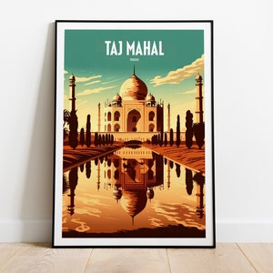 Taj Mahal Print | Taj Mahal Poster | Taj Mahal Wall Art | Taj Mahal | India Print | India Poster | Taj Mahal Art | Taj Mahal Decor | Agra