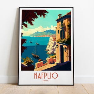 Nafplio Travel Print Wall Art Nafplio Greece Wall Hanging Home Decoration Nafplio Greece Gift For Art Lovers Nafplio Greece Decor Nafplio