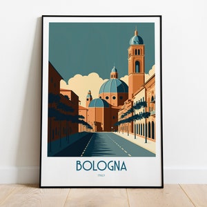 Bologna Italy Travel Print | Italy City Travel Art | Bologna Travel Print | Italian City | Bologna Travel Poster