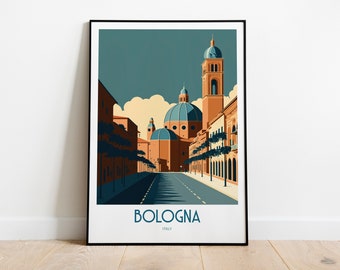 Bologna Italy Travel Print | Italy City Travel Art | Bologna Travel Print | Italian City | Bologna Travel Poster