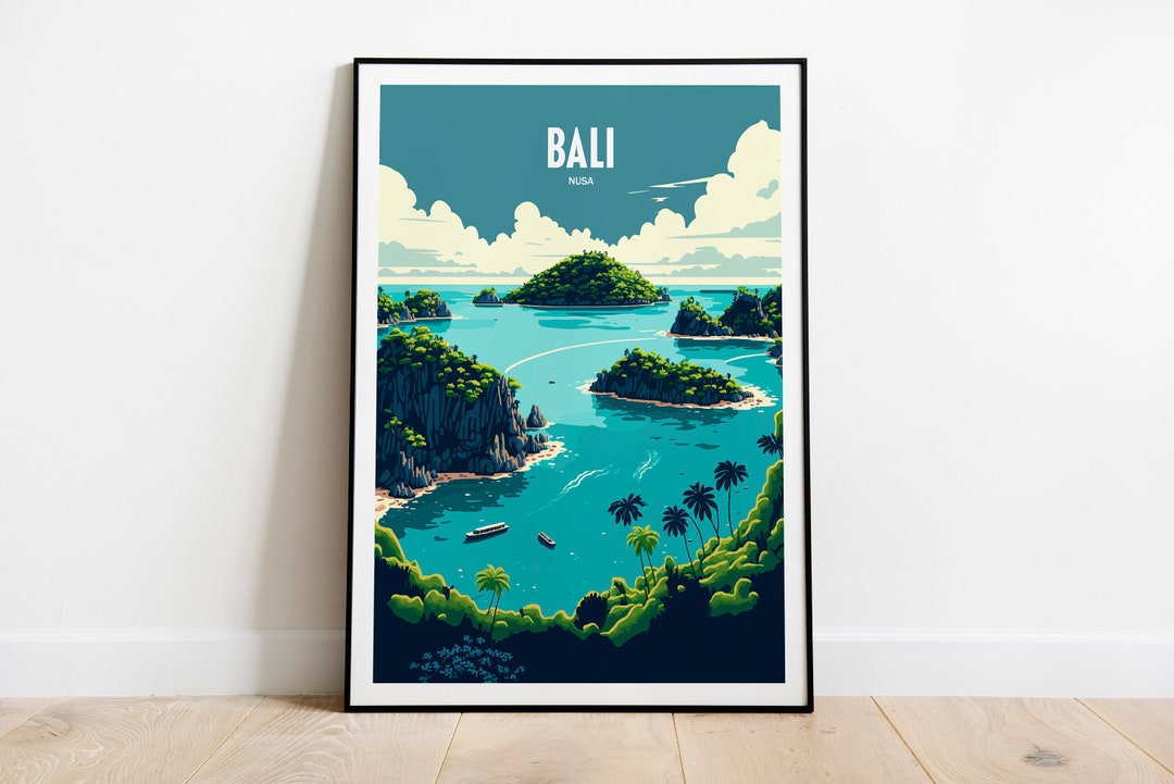 Bali Travel Print Bali Print Bali Poster Bali Wall Art Bali Travel