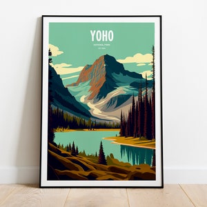 Yoho National Park | Yoho | British Columbia | National Park Print | Yoho Print | National Park Poster | Yoho Poster | Yoho Wall Art