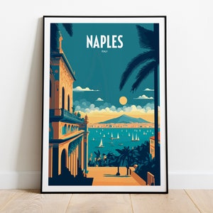 Naples Poster | Naples | Naples Print | Naples Italy | Naples Wall Art | Italy Poster | Italy Travel Poster | Napoli | Napoli Poster