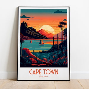Cape Town Print | Cape Town Poster | Cape Town Wall Art | Cape Town | South Africa Print | Cape Town Art | South Africa Poster | Cape Town