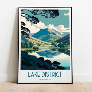 Lake District Print | Lake District Poster | Lake District Art | Lake District | Lake District Gift | Cumbria Print | Lake District Prints