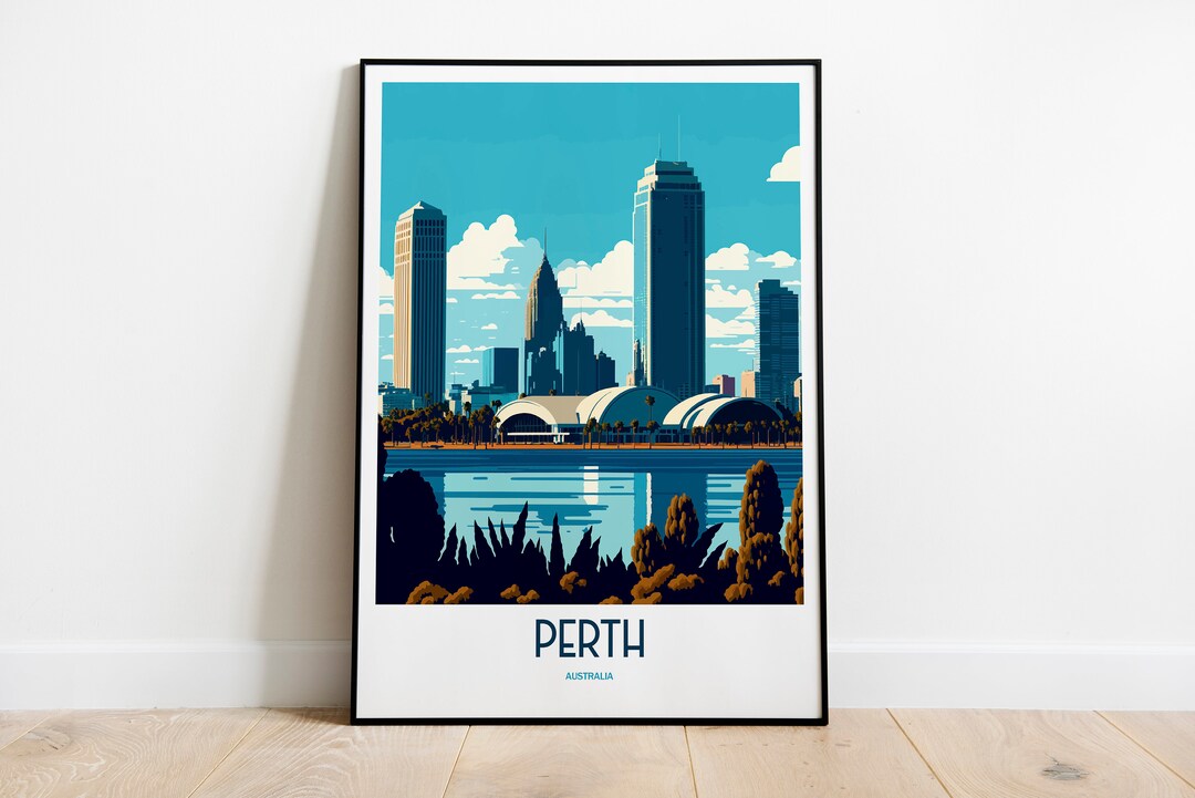 Perth Community Posters Perth Print | Perth Poster | Perth | Perth Wall Art | Australia Poster ...