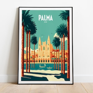 Palma Print | Palma De Mallorca | Palma | Palma Poster | Balearic Islands | Mallorca | Mallorca Print | Mallorca Poster | Spain Travel Print