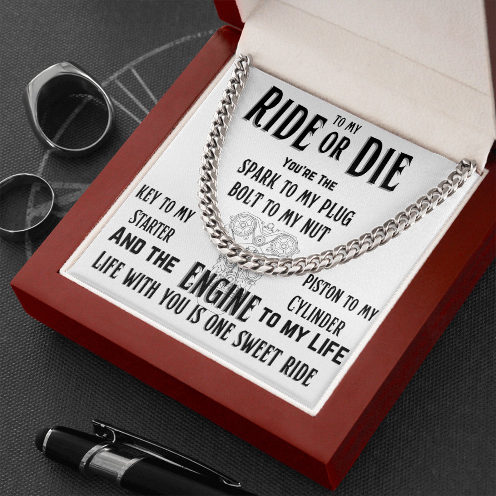 Ride or Die Chain Necklace