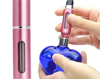 6 Pcs Perfume Atomiser Travel Portable Mini pocket Refillable Bottle Scent Pump Spray