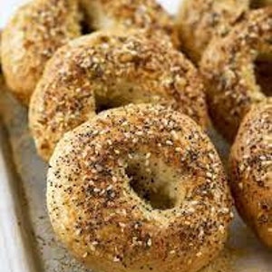 Dozen KETO Everything Bagels/low carb bagels/diabetic friendly bagels/grain free bagels/gluten free bagels/ketogenic diet/keto baked good