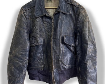 1950s Freewheelers Horsehide Jacket Front Quarter Leather Jacket