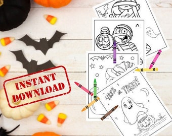 Halloween Coloring Book 60 Pages