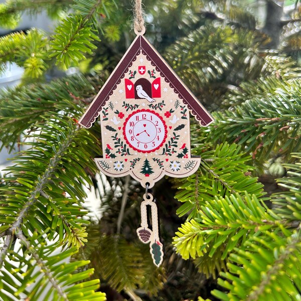 Cuckoo Clock Wooden Decoration