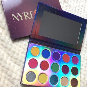 Colorful eyeshadow palette, eyeshadow palette, colorful makeup, eye makeup