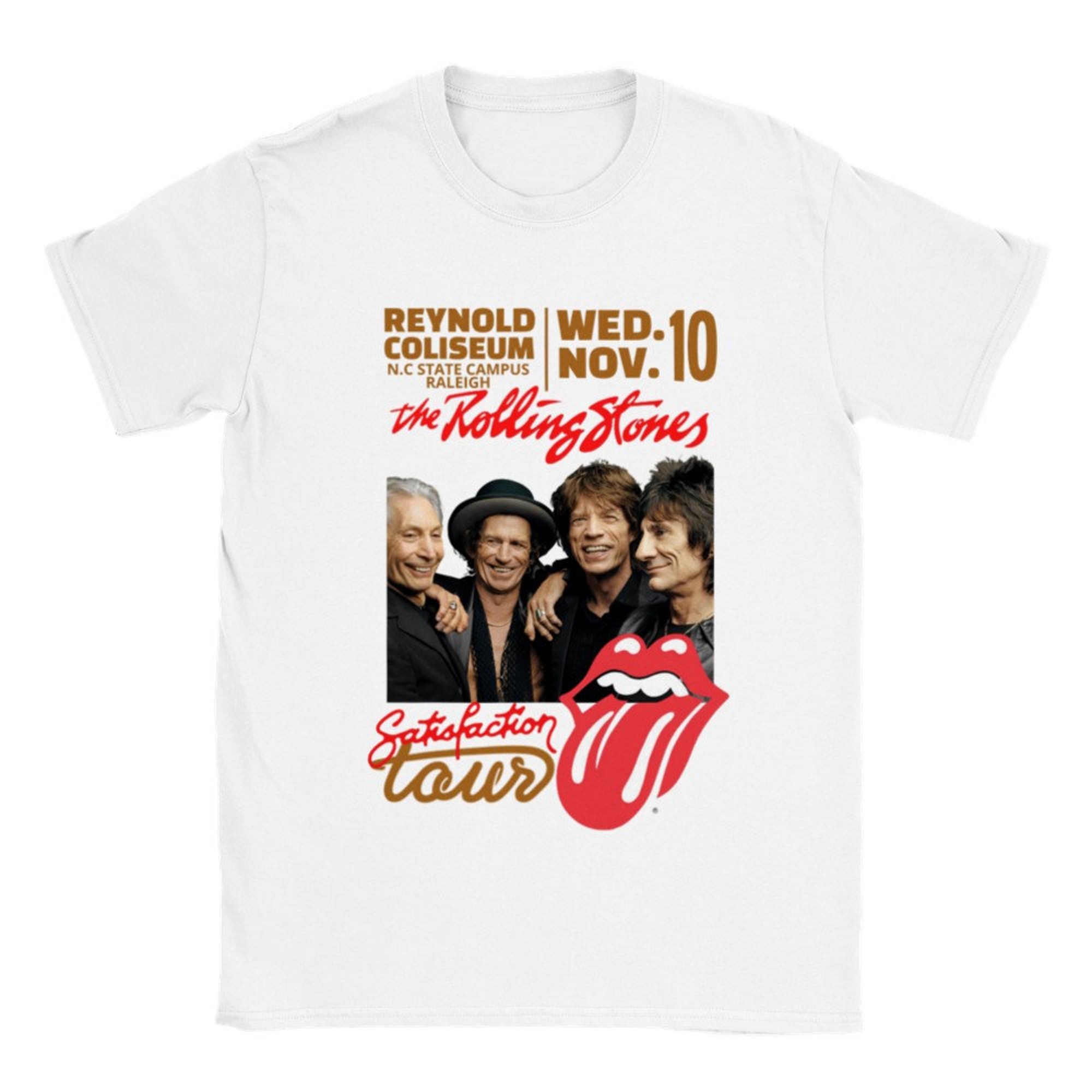 Discover The Rolling satisfation tour, Retro 70s 80s 90s, Music Shirt, Shirt Unisex