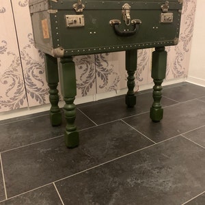 Suitcase table, chest of drawers, minibar, sideboard, side table, flower table