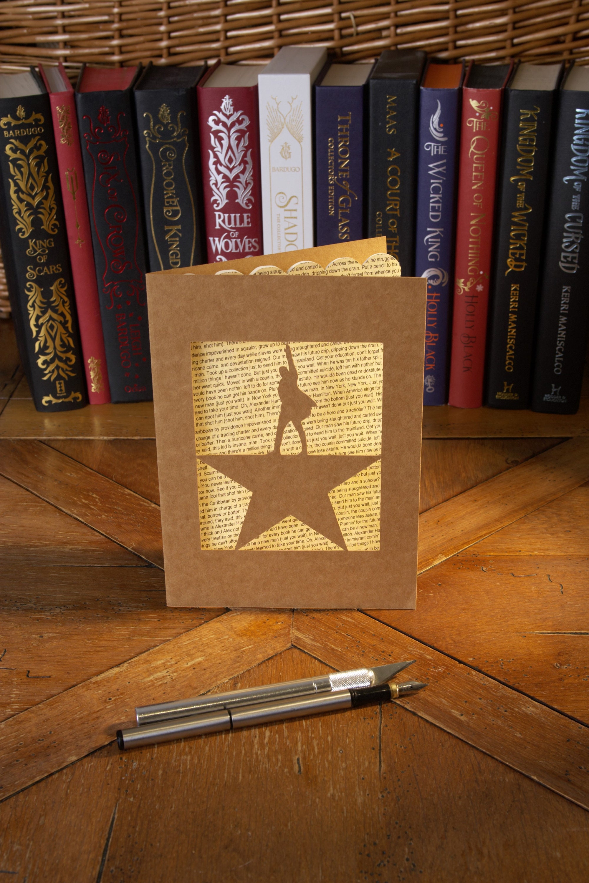 Hamilton Inspired Papercut Keepsake Card: Lin-manuel Miranda. Handmade ...