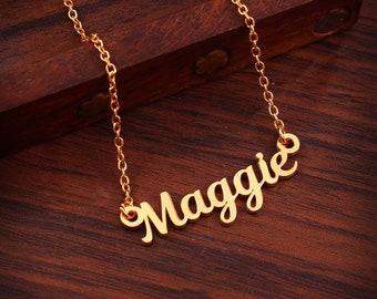 Name Necklace Personalised English Name 