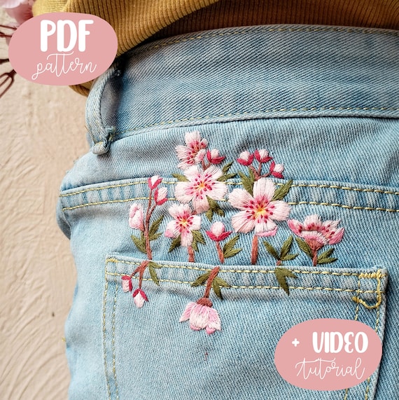 花の刺繍アート Today Is A Good Day 花の刺繍アート Today Is A Good Day 春から初夏のお花｜線の表現で