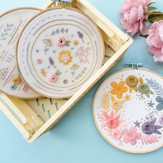 Premium Embroidery Kit for Beginners Modern Hand Embroidery 