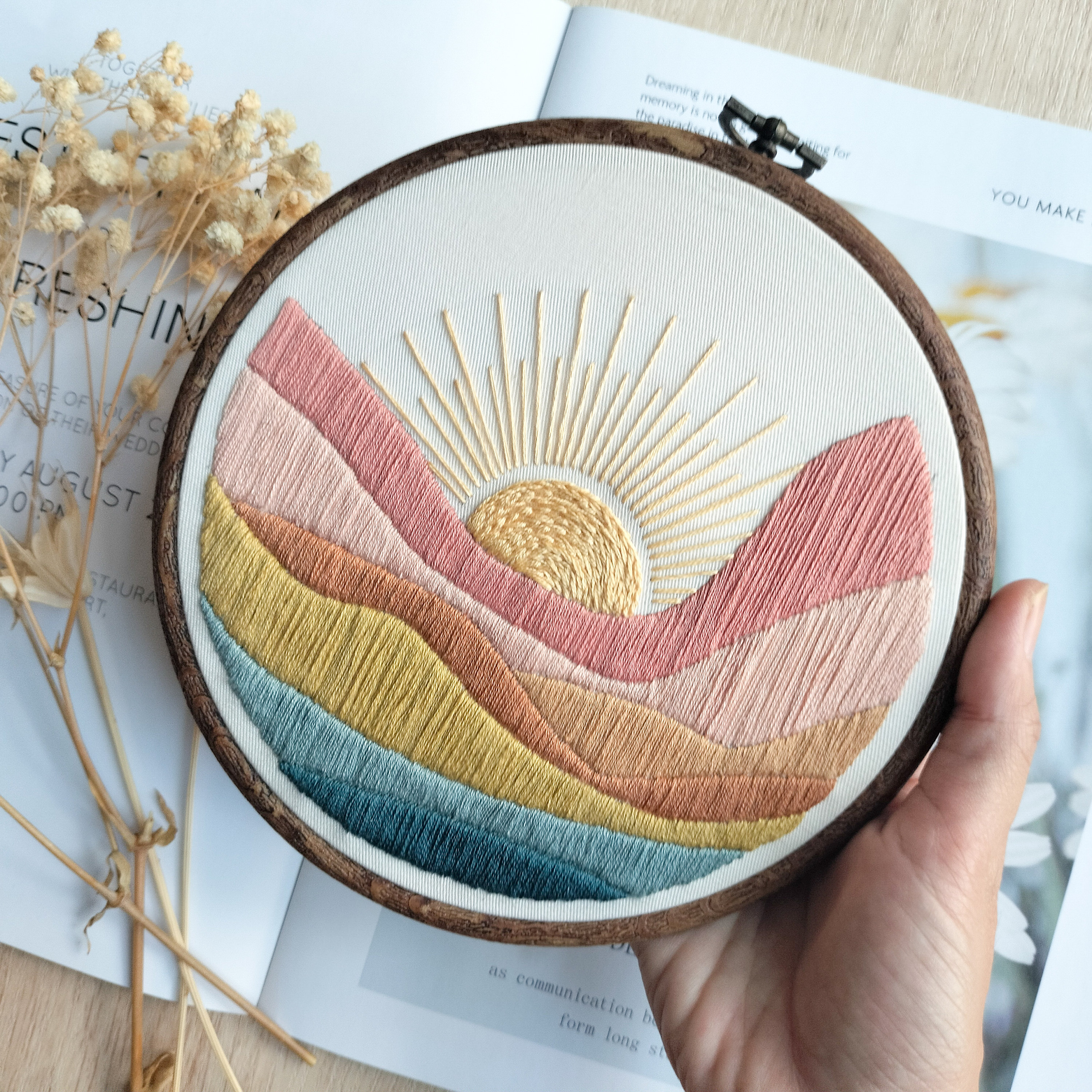 Embroidery Hoop Canvas Painting - thesteelbeam