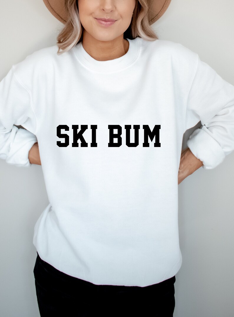 ski bum sweatshirt