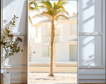Palmeras imprimir descarga digital - decoración costera - arte de la pared de verano - cartel de palmeras imprimible - impresión tropical - arte fotográfico de palmeras