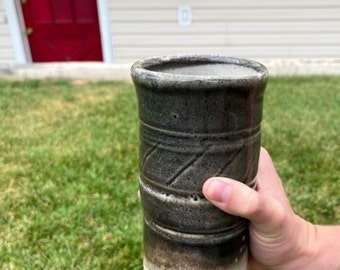 Large handmade ceramic cup