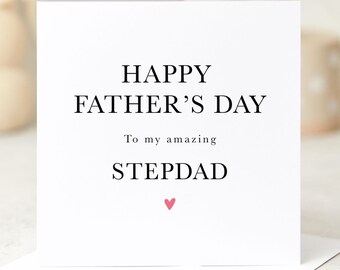 Stepdad Father's Day Card, Thoughtful Bonus Dad Card