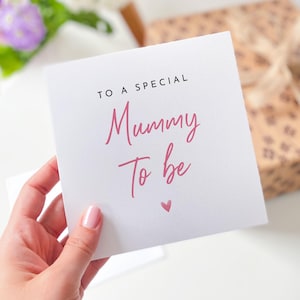 Carte future maman Carte cadeau baby shower pour la fête des mères Cadeau attentionné pour future maman Carte souvenir grossesse pour future maman