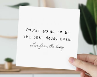 New Dad Card from Bump, First Father's Day Gift
