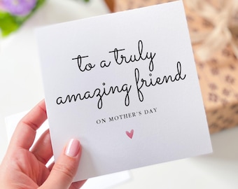 Card for mum Mothers Day Birthday Card for Mum You Are My Best Friend Thoughtful Gift for Her Appreciation Card Keepsake for Amazing Mum