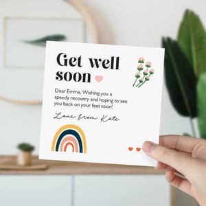 Carte de rétablissement pour elle, lui, dans l'espoir de vous revoir, une carte de vœux pour un ami. Carte de rétablissement florale pour un ami.