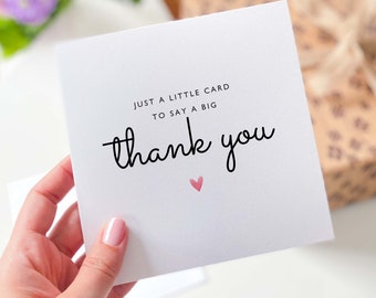 Thank You Card: Teacher, Friend, Appreciation Gift