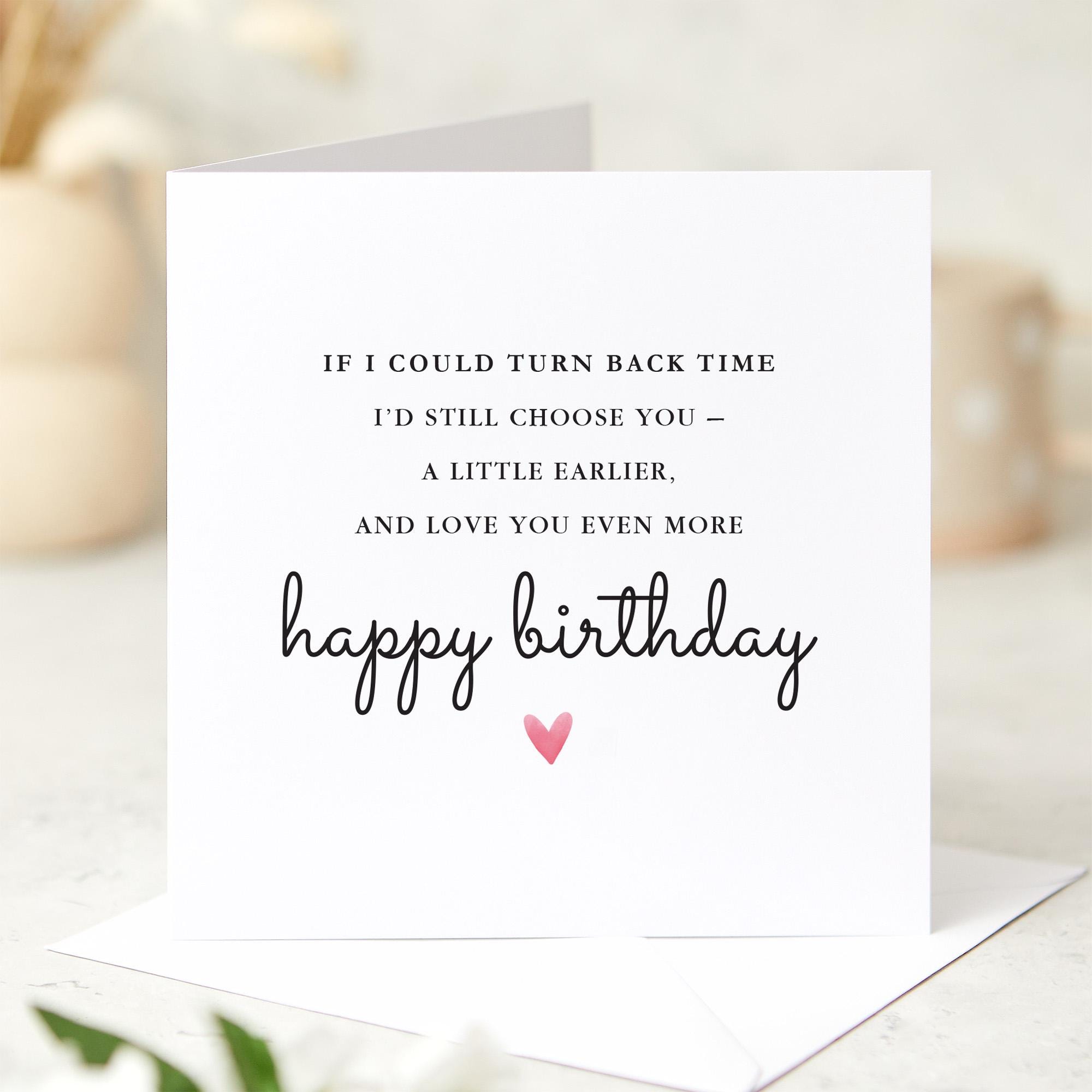 Romantic Birthday Card for Wife Husband Girlfriend Boyfriend Partner ...