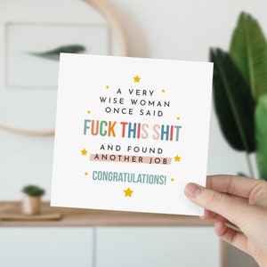 Funny New Job Card, Congratulations Colleague, New Beginnings image 3