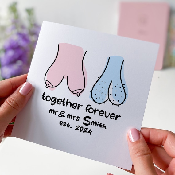 Lustige Hochzeitskarte Für Paare – Humorvolle Glückwunschkarte Zur Hochzeit Oder Verlobung