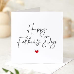 Cartão de feliz dia dos pais com design elegante, moderno e minimalista para papai, vovô, tio, papai