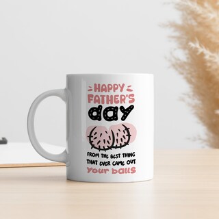 Tazza Per Papà Divertente: "Best Dad Ever" Con Frase "Grazie Di Avermi Insegnato A Essere Un Uomo" – Idea Regalo Perfetta Per La Festa Del Papà