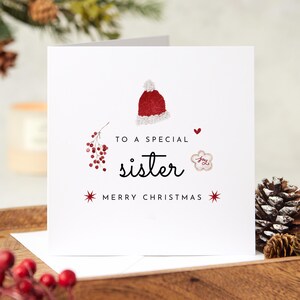Hallmark Weihnachtskarte Für Schwester – Mit Abtrennbarem Erinnerungsstück, Festlich & Persönlich