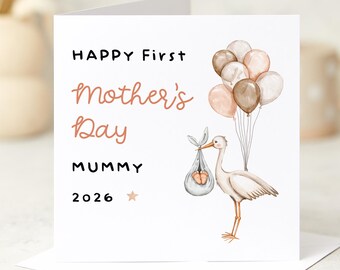 First Mother’s Day Card for Mummy – New Mum Card from Baby